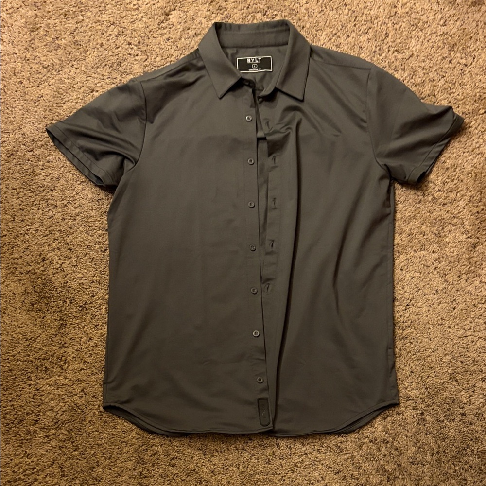 Bylt Basic Short Sleeve Button Down - image 1